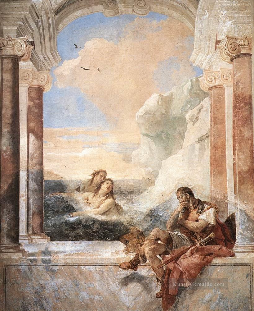 Villa Valmarana Thetis Tröstender Achilles Giovanni Battista Tiepolo Ölgemälde